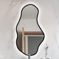 Lustro Organiczne Tora Black z podświetleniem LED 1