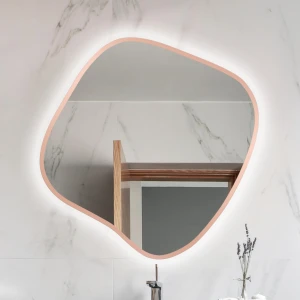 Lustro Organiczne Next Copper z podświetleniem LED