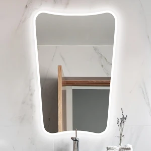 Lustro Retro Nino White z podświetleniem LED