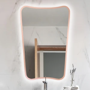 Lustro Retro Nino Copper z podświetleniem LED
