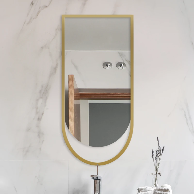 Lustro łukowe Forta Gold w złotej ramie MDF.jpg