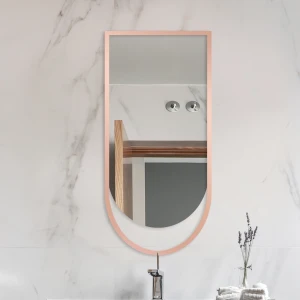 Lustro łukowe Forta Copper w miedzianej ramie MDF
