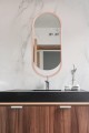 Lustro Owalne Hola Copper w miedzianej ramie MDF 2