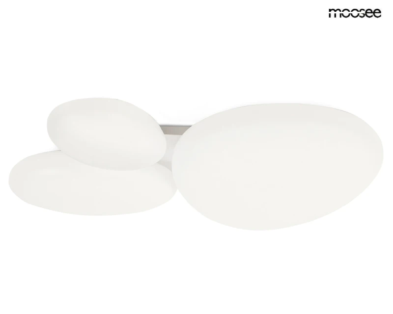 MOOSEE lampa sufitowa / plafon CLOUD 3    biała