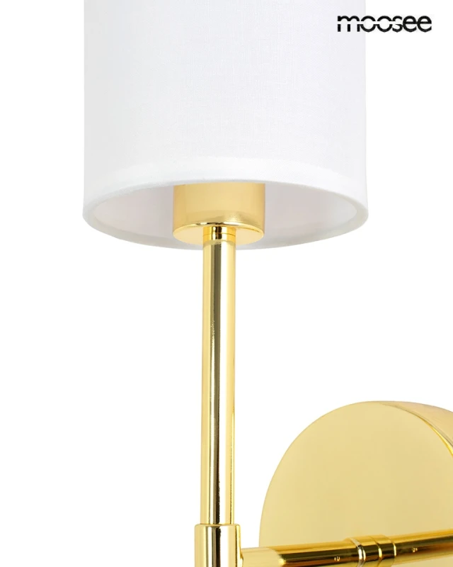 MOOSEE lampa ścienna IMPERIO złota 2