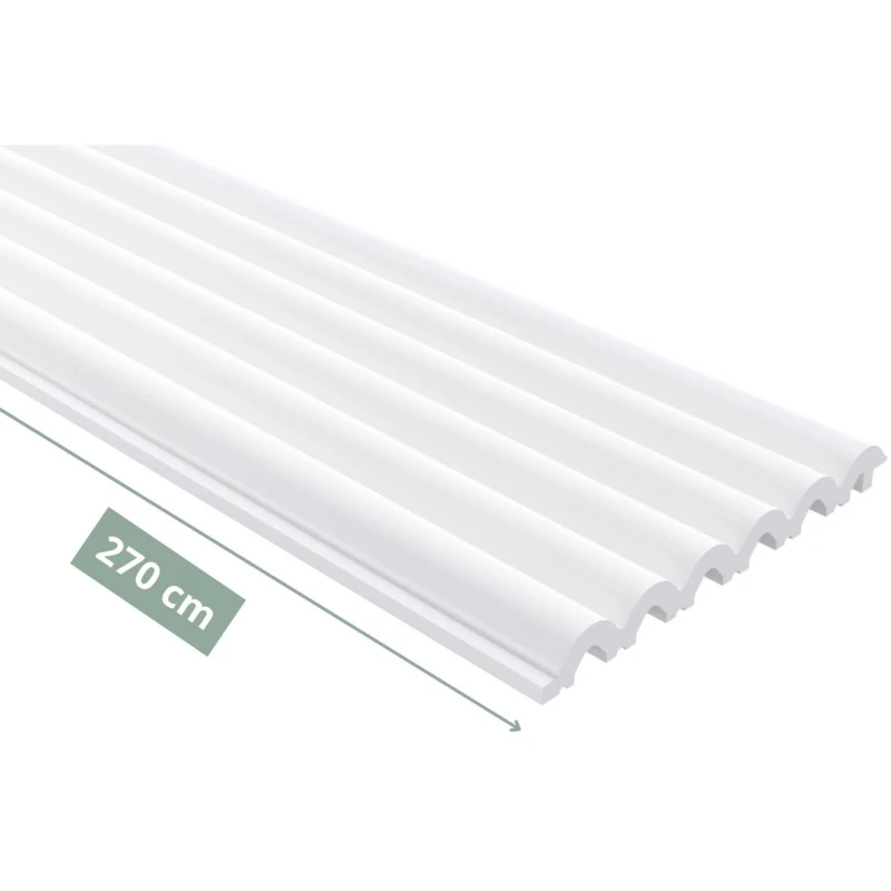 Lamele Białe L0401 L0401P Sereno 270 x 12 cm Mardom