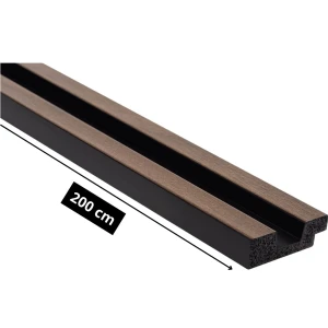 Lewe zakończenie lameli Dąb Ciemny Stretto L0104LT 200 x 12 cm Mardom