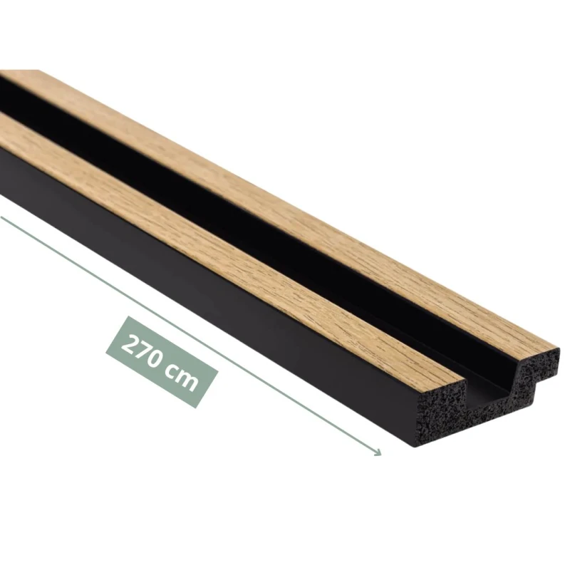 Lewe zakończenie lameli Dąb Naturalny Stretto L0105L 270 x 3,6 cm Mardom