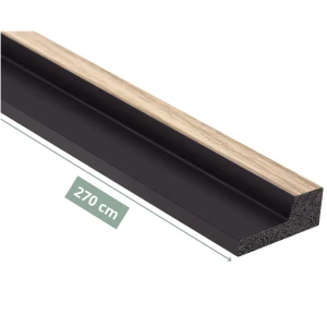 Prawe zakończenie lameli Dąb Jasny Stretto L0102R 270 x 2,9 cm Mardom