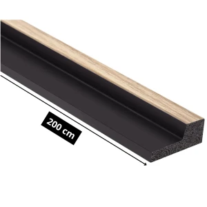 Prawe zakończenie lameli Dąb Jasny Stretto L0102RT 200 x 12 cm Mardom