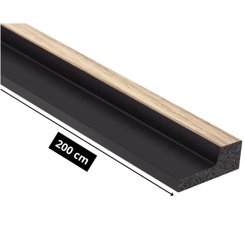 Prawe zakończenie lameli Dąb Jasny Stretto L0102RT 200 x 12 cm Mardom