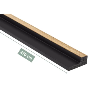 Prawe zakończenie lameli Dąb Naturalny Stretto L0105R 270 x 2,9 cm Mardom