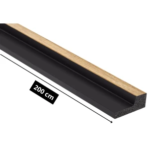 Prawe zakończenie lameli Dąb Naturalny Stretto L0105RT 200 x 12 cm Mardom