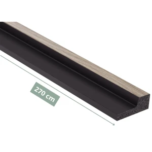 Prawe zakończenie lameli Dąb Szary Stretto L0103R 270 x 2,9 cm Mardom