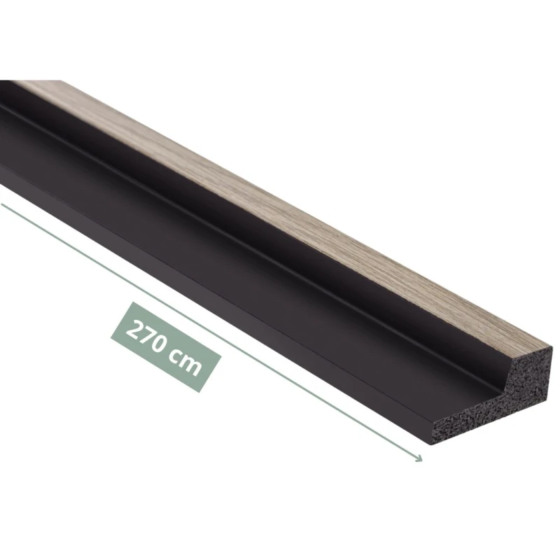 Prawe zakończenie lameli Dąb Szary Stretto L0103R 270 x 2,9 cm Mardom