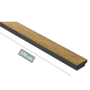 Lewe zakończenie lameli Dąb Naturalny Medio L0205L 270 x 2,8 cm Mardom