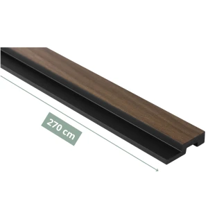 Prawe zakończenie lameli Dąb Ciemny Medio L0204R 270 x 4,5 cm Mardom