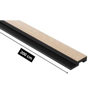 Prawe zakończenie lameli Dąb Jasny Medio L0202RT 200 x 4,5 cm Mardom