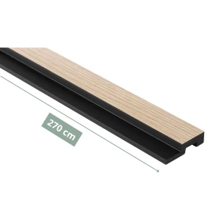 Prawe zakończenie lameli Dąb Jasny Medio L0202R 270 x 4,5 cm Mardom