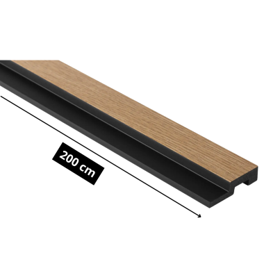 Prawe zakończenie lameli Dąb Klasyczny Medio L0206RT 200 x 4,5 cm Mardom
