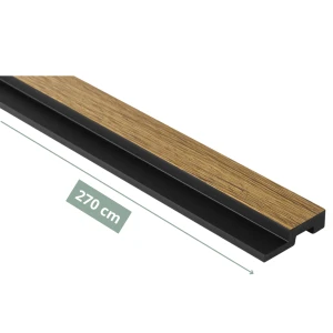 Prawe zakończenie lameli Dąb Naturalny Medio L0205R 270 x 4,5 cm Mardom