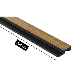 Prawe zakończenie lameli Dąb Naturalny Medio L0205RT 200 x 4,5 cm Mardom