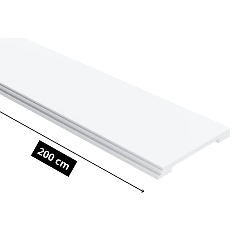 Prawe zakończenie boazerii angielskiej BW001RT BW001RTP 200 x 12 cm Mardom wymiar