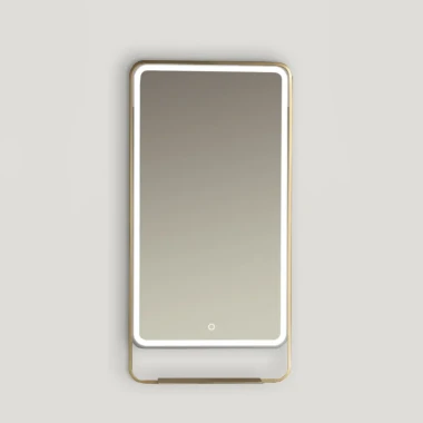 Lustro Venti Złote Ars Longa 55x110 cm z podświetleniem LED