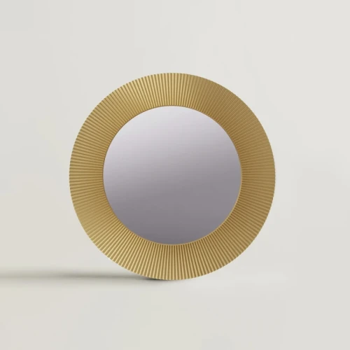 Lustro Sissel Złote Ars Longa 90x90 cm