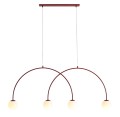 Lampa Wisząca Una 4 Red Wine L 1