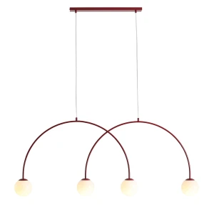 Lampa Wisząca Una 4 Red Wine L