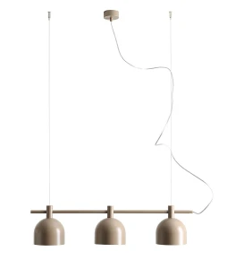Lampa Wisząca Beryl 3 Beige Beżowa