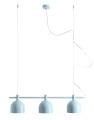 Lampa Wisząca Beryl 3 Baby Blue Niebieska 1