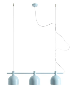 Lampa Wisząca Beryl 3 Baby Blue Niebieska