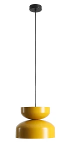 Lampa wisząca Tula Dark Mustard (klosze 30 + 23 cm)
