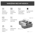 Narożnik rozkładany Neo  220 cm MP Nidzica 6