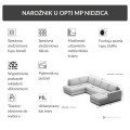 Narożnik U Opti  z funkcją spania 325 cm MP Nidzica 12