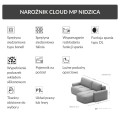 Narożnik Cloud z funkcją spania 230 cm MP Nidzica 7