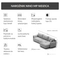 Narożnik z funkcją spania Nino 326 cm MP Nidzica 4