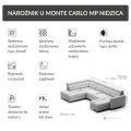 Narożnik U Monte Carlo z funkcją spania 310 cm MP Nidzica 3