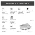 Narożnik Polo z funkcją spania 244 cm MP Nidzica 9