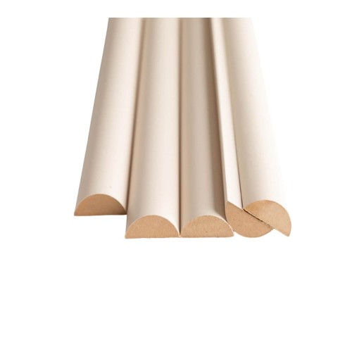 Lamele półokrągłe beż 2,9x1,2x275 cm LEO