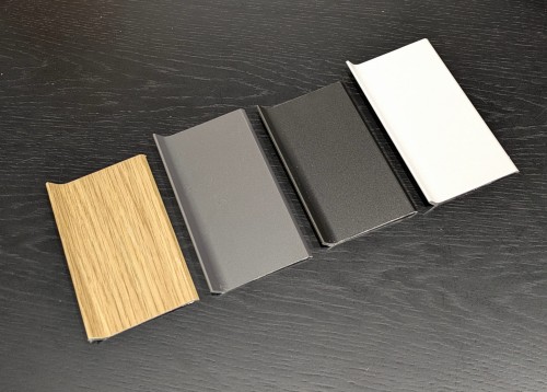 Próbki Wzornik aluminiowych listew przypodłogowych L3D
