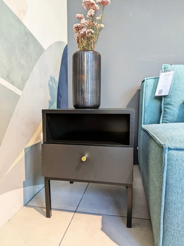 Stolik nocny Lanzzi 40x40cm czarny mat ELTAP.jpg