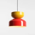 Lampa wisząca Tula Dark Red Chilli + Mustard (klosze 30 + 23 cm) 2