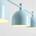 Lampa Wisząca Beryl 3 Baby Blue Niebieska 3