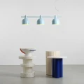 Lampa Wisząca Beryl 3 Baby Blue Niebieska 6