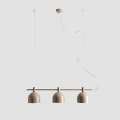 Lampa Wisząca Beryl 3 Beige Beżowa 4