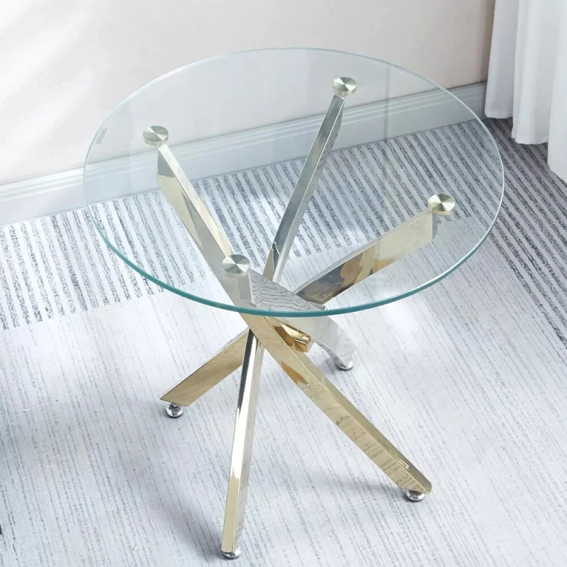 Stolik kawowy Amber 60cm transparentny/  2
