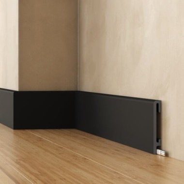 Listwa przypodłogowa czarna 10 cm PF100B DuroFit
